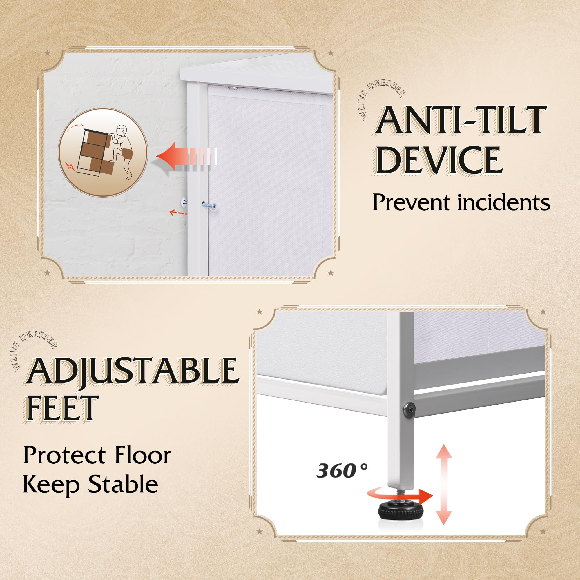 WLIVE empaque y protección, llega listo para montar sin daños.