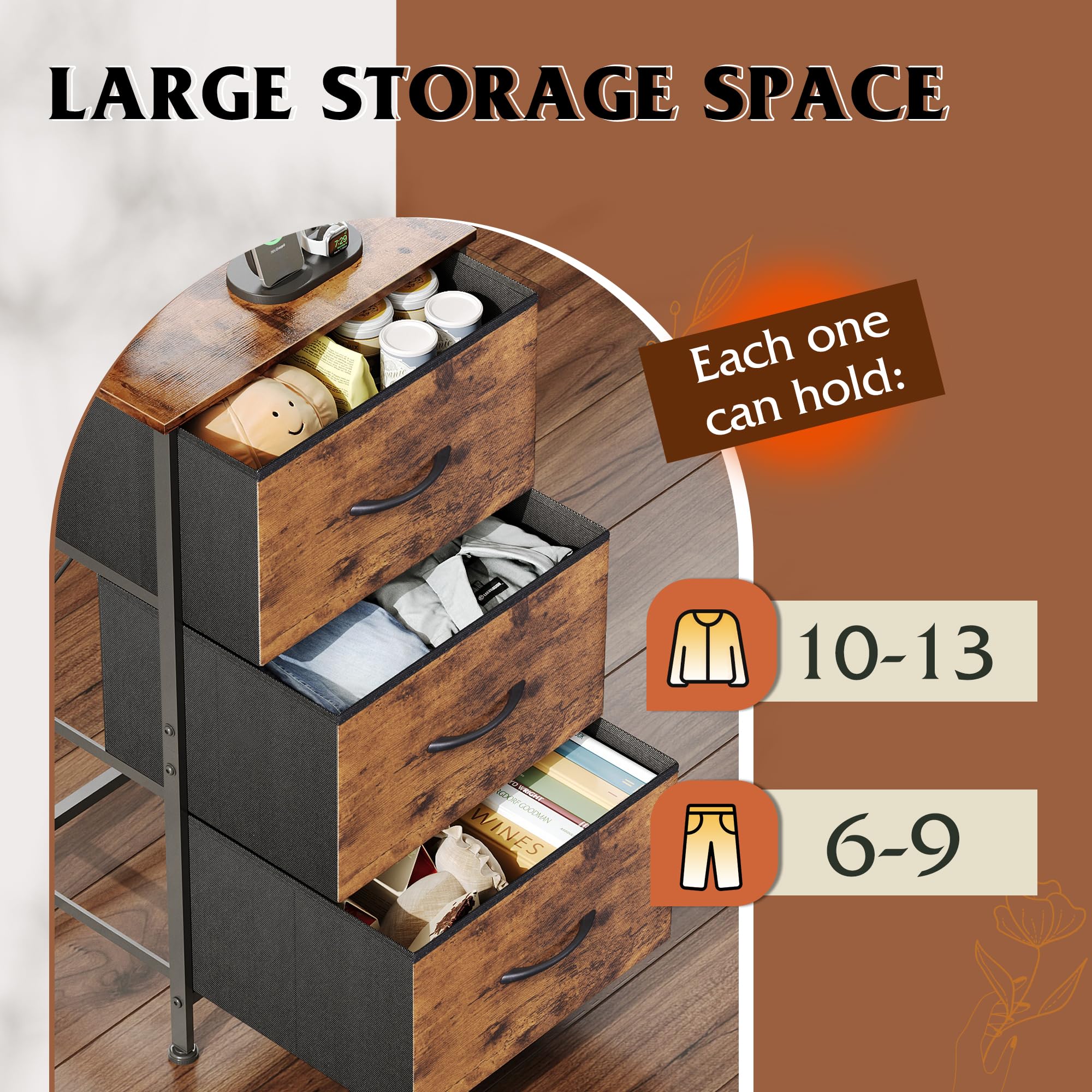 WLIVE estructura de acero robusta, soporte estable para uso diario
