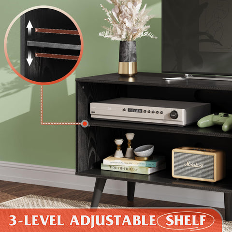 Gestión de cables WLIVE detrás para sala ordenada y cables organizados.