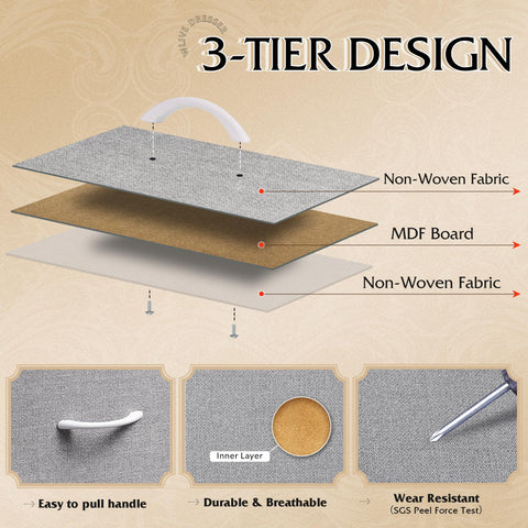 Instrucciones y herrajes de montaje fáciles para WLIVE.
