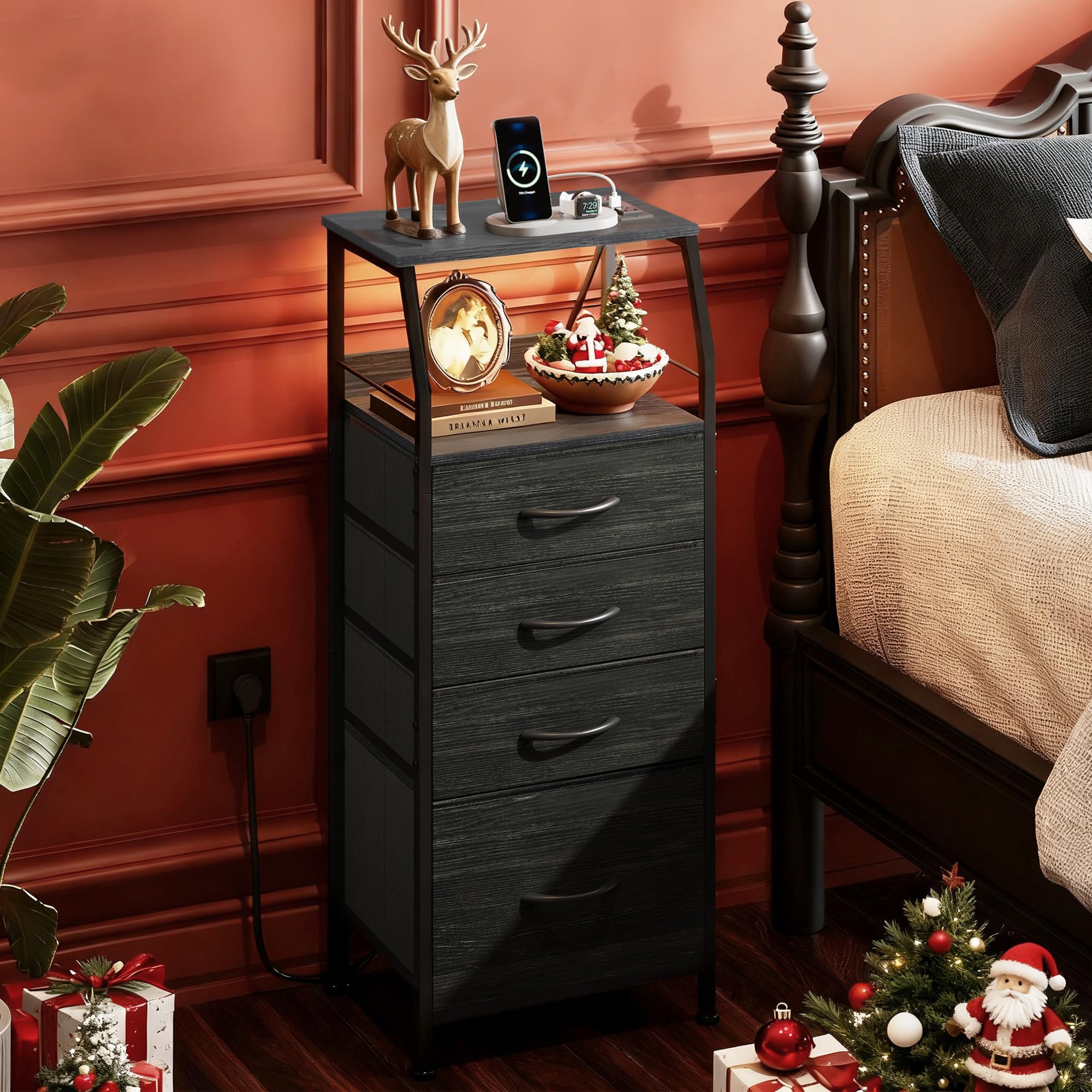 Luz LED RGB de WLIVE para crear un ambiente cálido y suave.