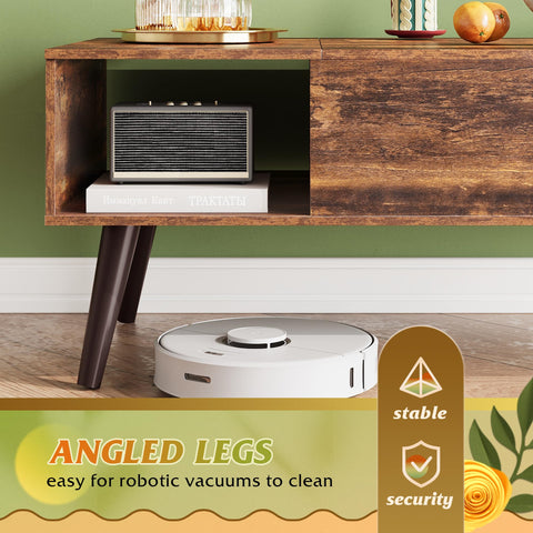 Mesa WLIVE centro salon acabado rustico en madera combina con estilo natural