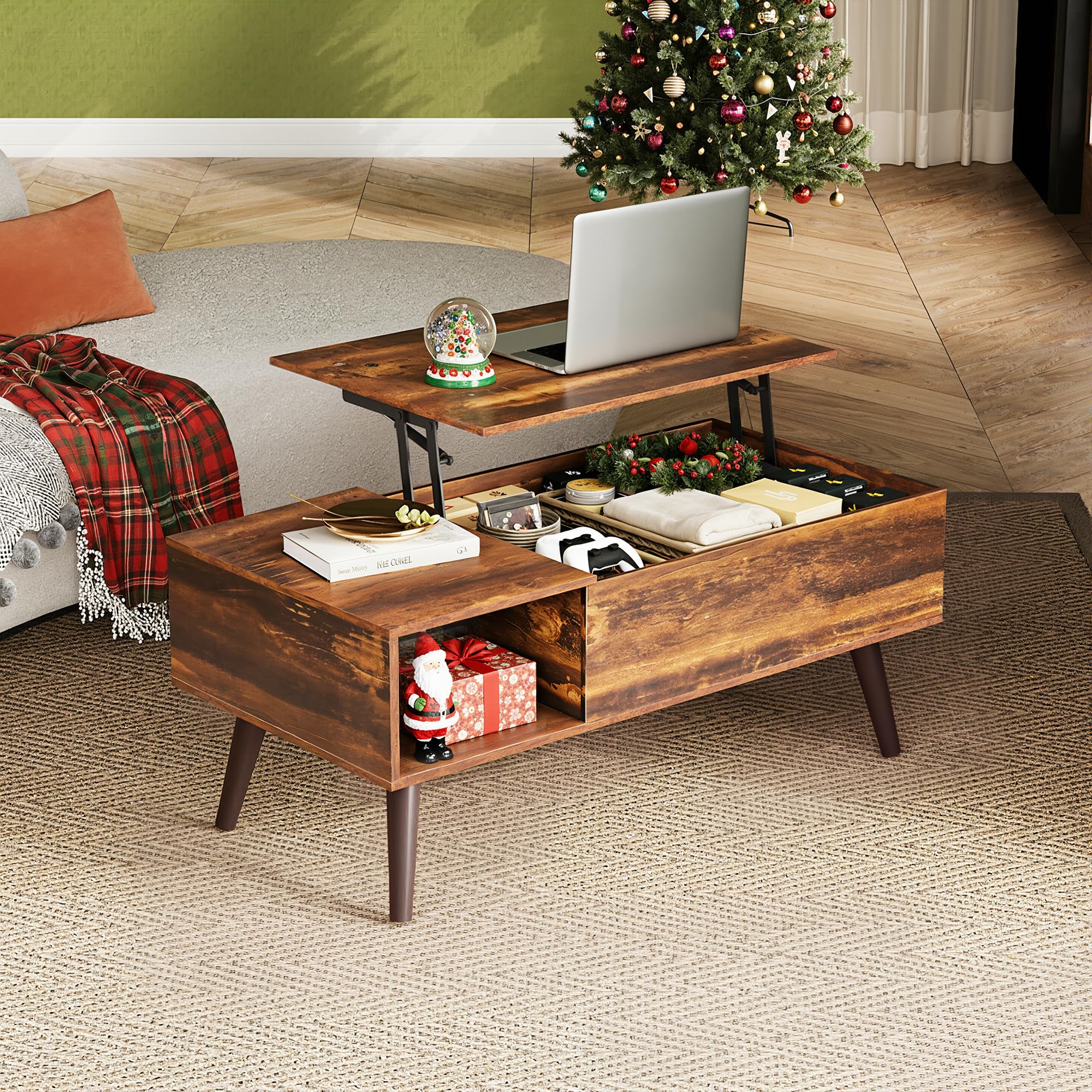 Mesa WLIVE centro salon diseño moderno en madera aporta estilo y calidez