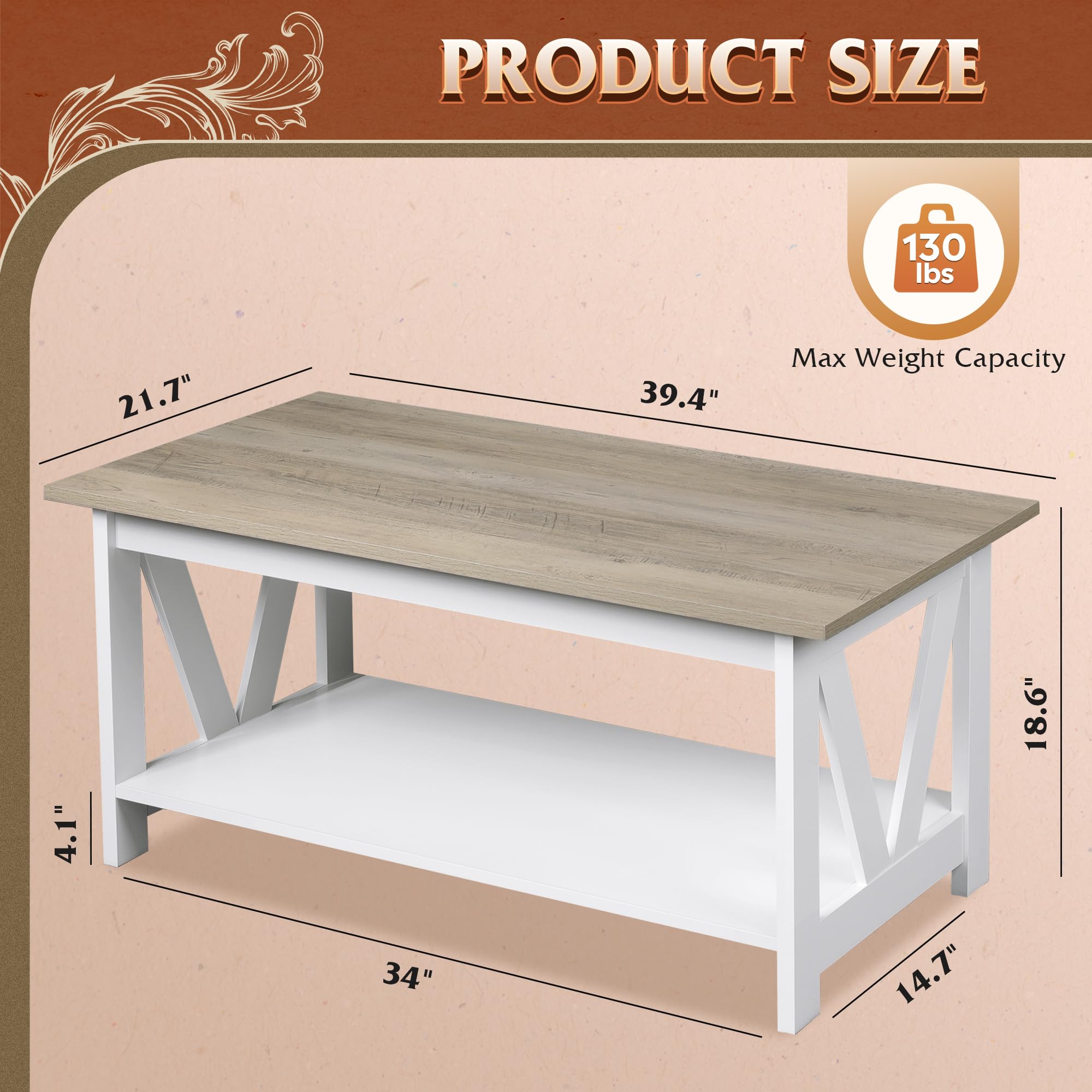 Superficie de madera en tono gris topo de WLIVE