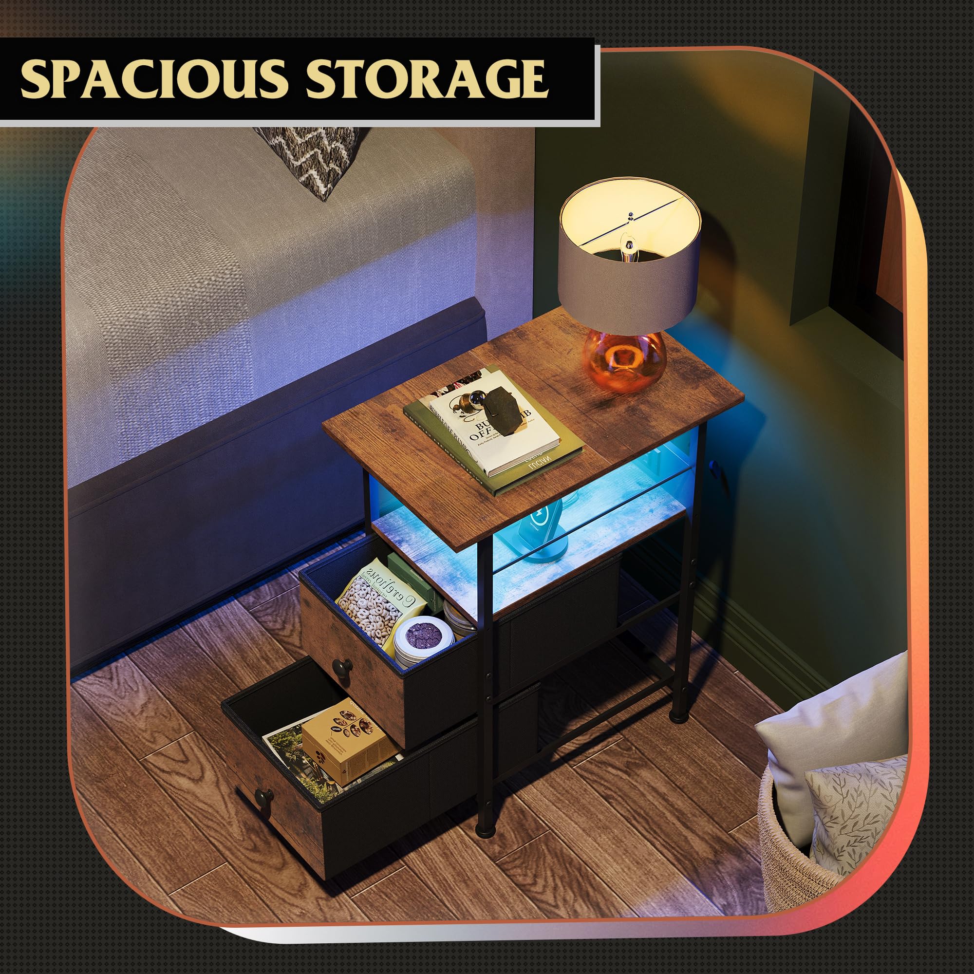 Pies ajustables de la WLIVE para mayor estabilidad en suelos irregulares.