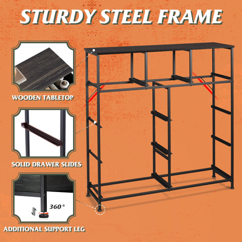 Montaje sencillo WLIVE con instrucciones y herrajes incluidos.