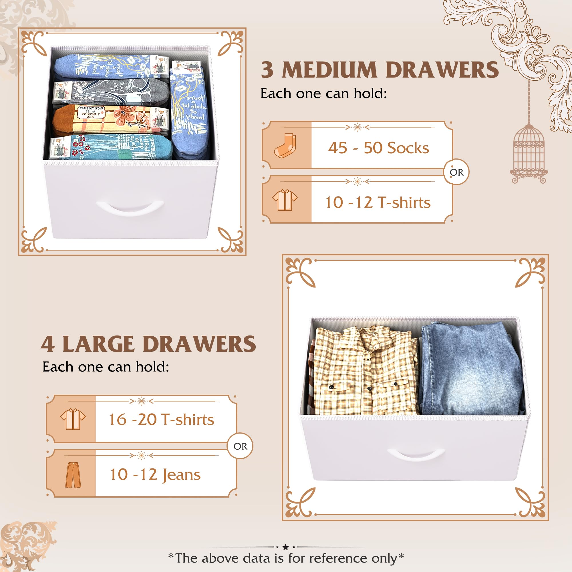 WLIVE pies ajustables para nivelar el suelo y evitar rasguños.