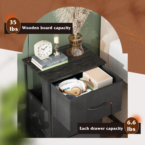 WLIVE comoda con pies de plastico ajustables, protege el piso y mantiene estable.