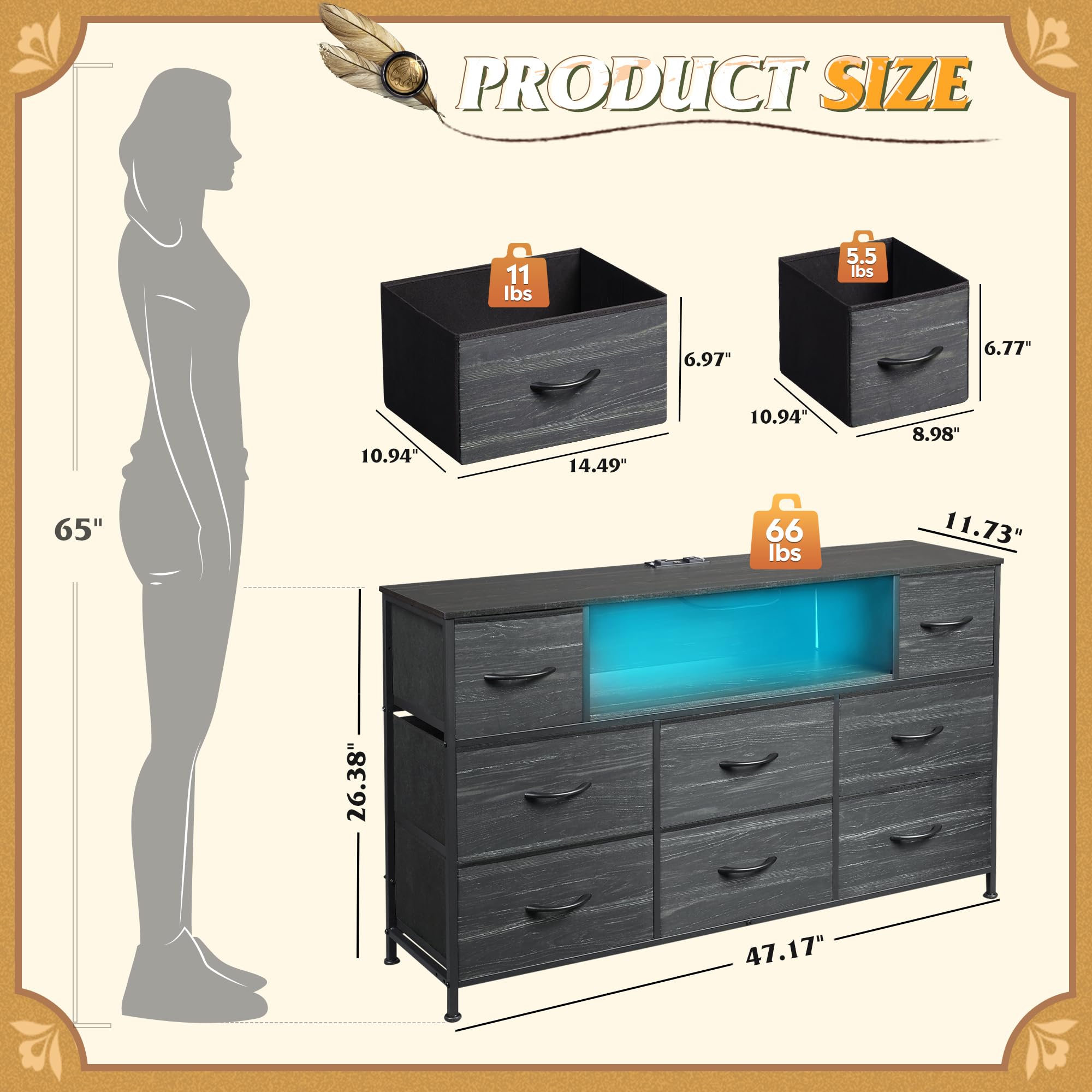 WLIVE diseño práctico con encimado de madera para uso diario