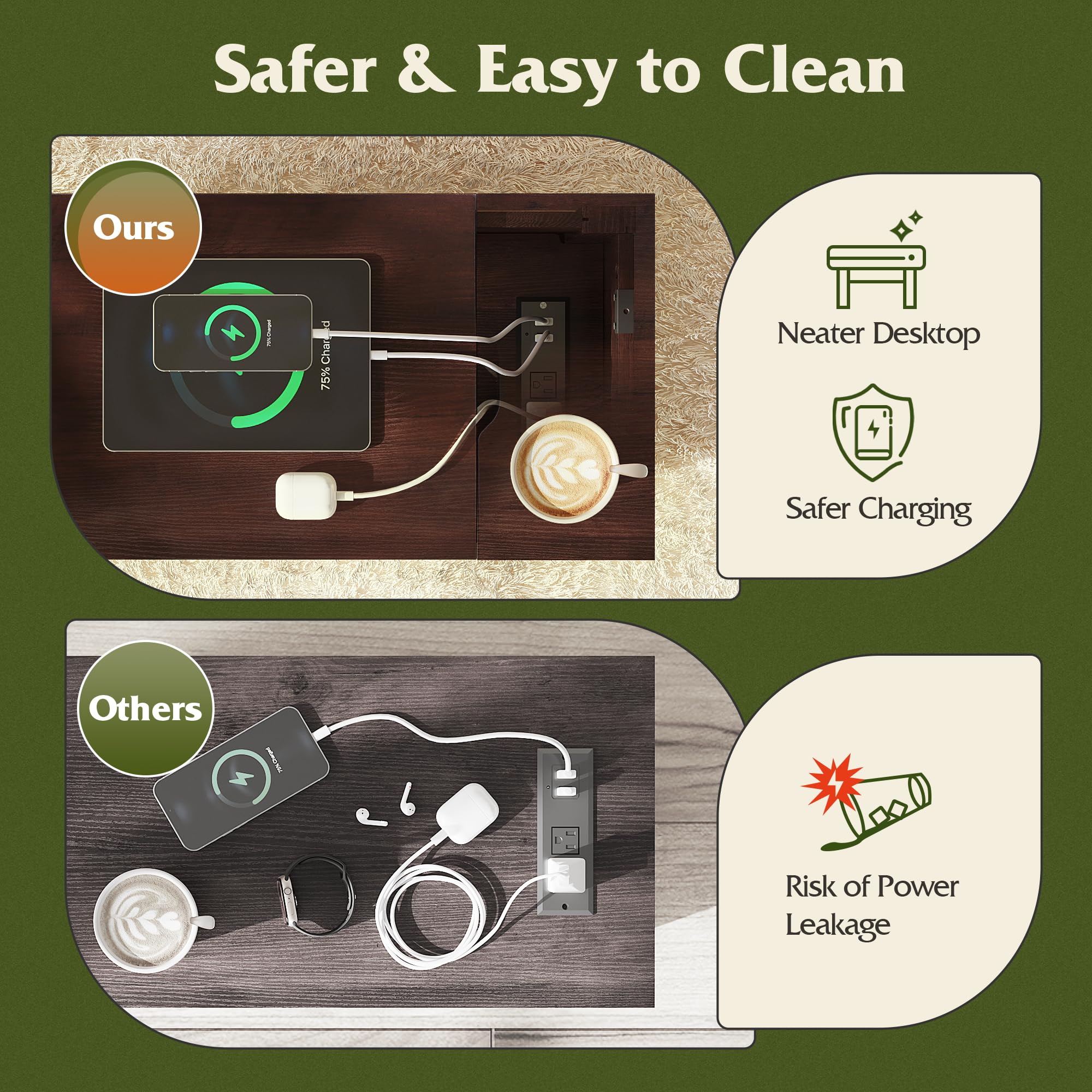 WLIVE uso dual para sala y dormitorio, opción práctica