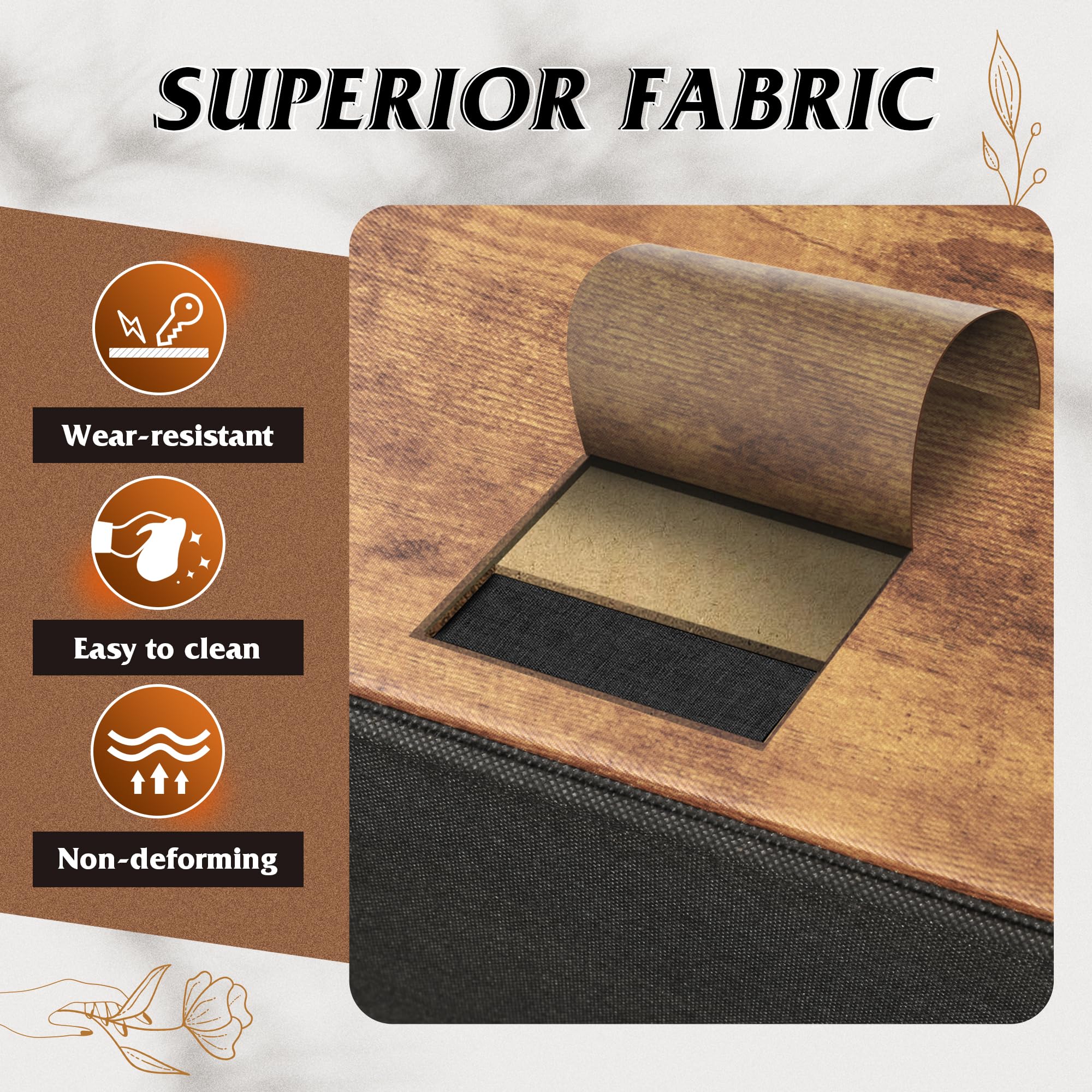 WLIVE uso versátil en dormitorio o recibidor para organización