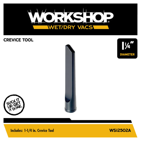 Accesorio de hendidura WORKSHOP para aspiradoras: ideal para rincones difíciles.