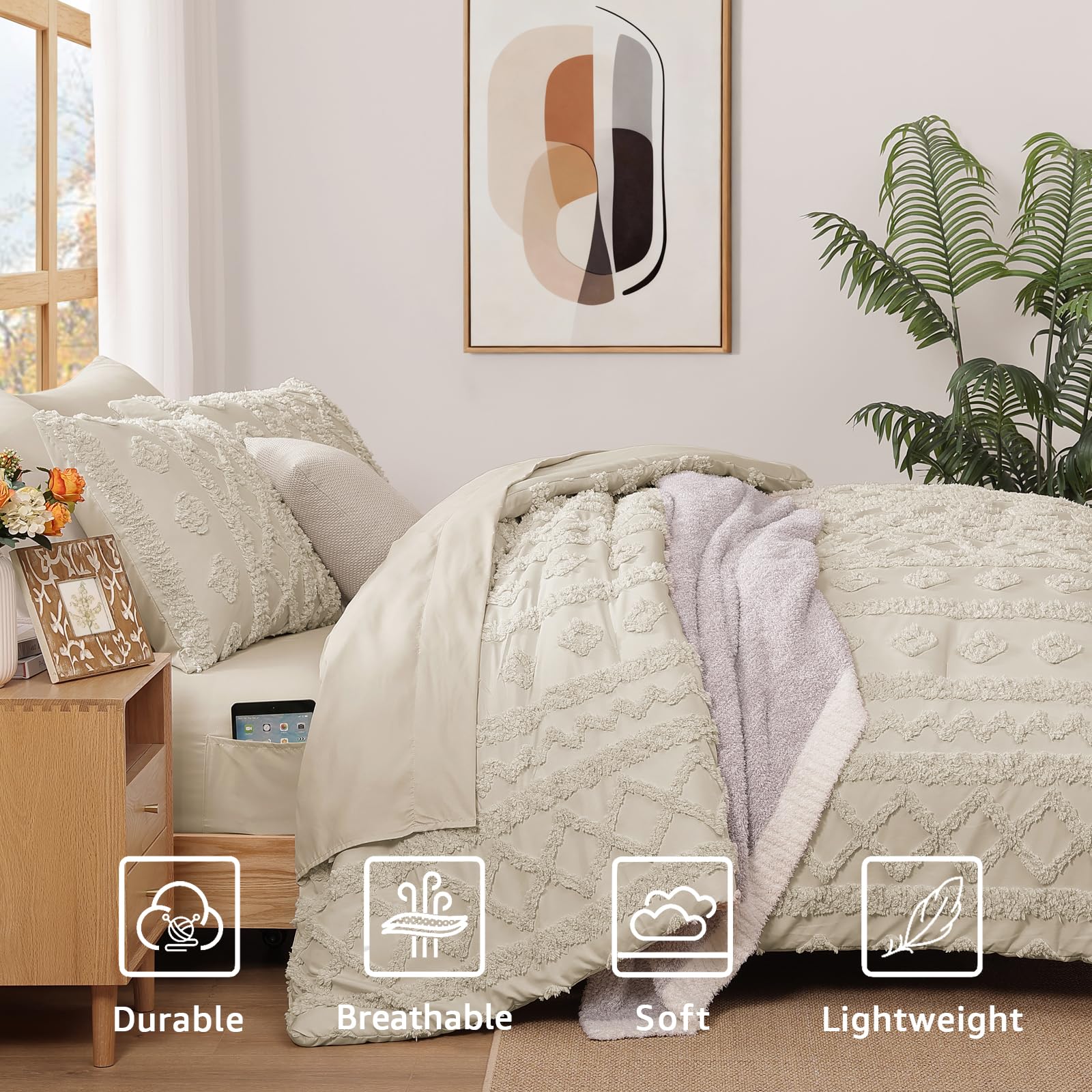 WRENSONGE funda de almohada tamaño reina 20x26, diseño elegante para soporte de almohadas.