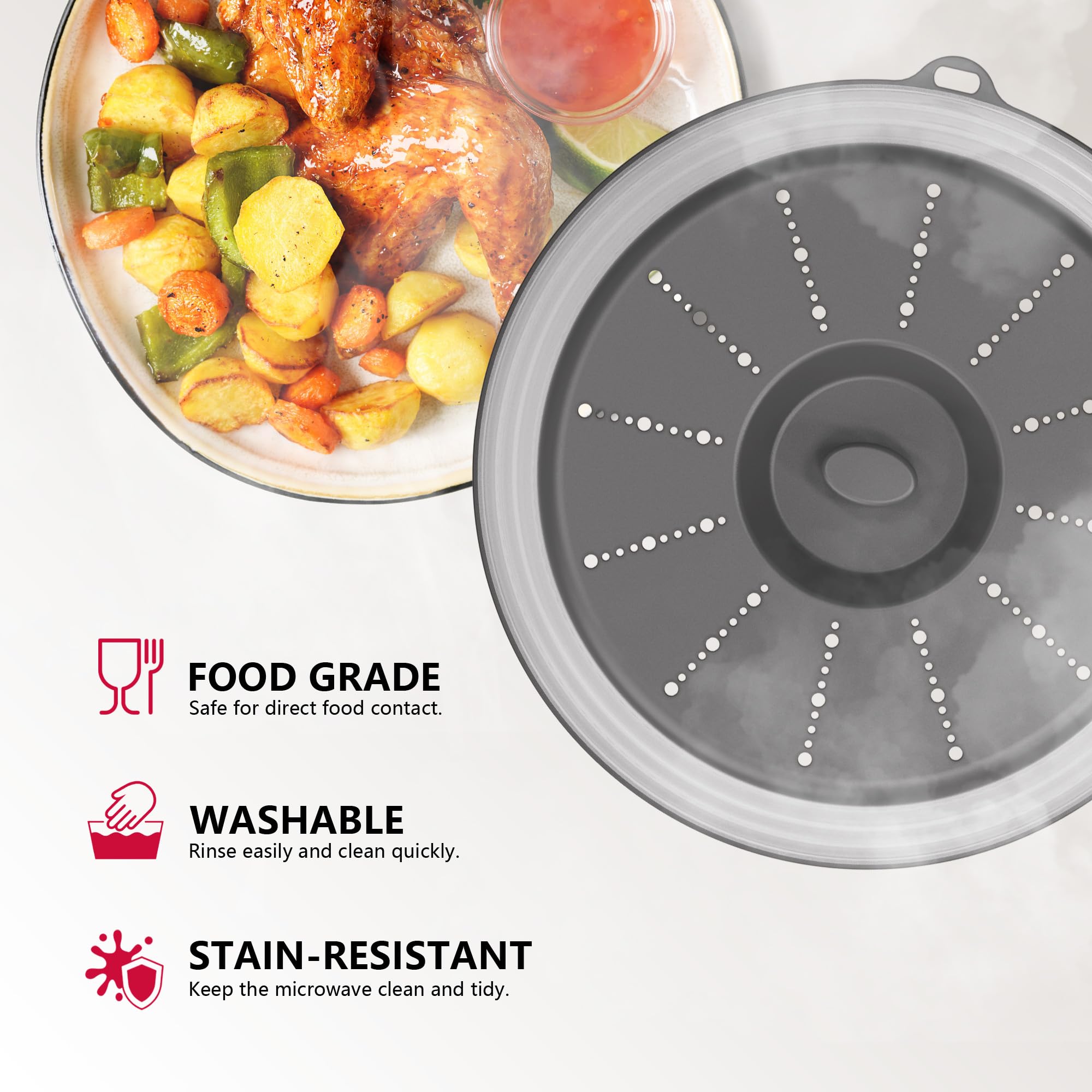 WVM Cobertor con agujero de enganche para almacenamiento, listo para colgar