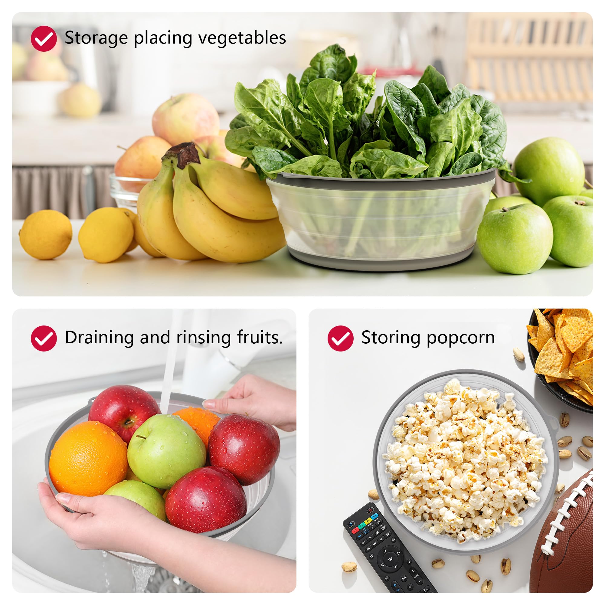 Gancho de almacenamiento facilita guardar la cubierta cuando no se usa.