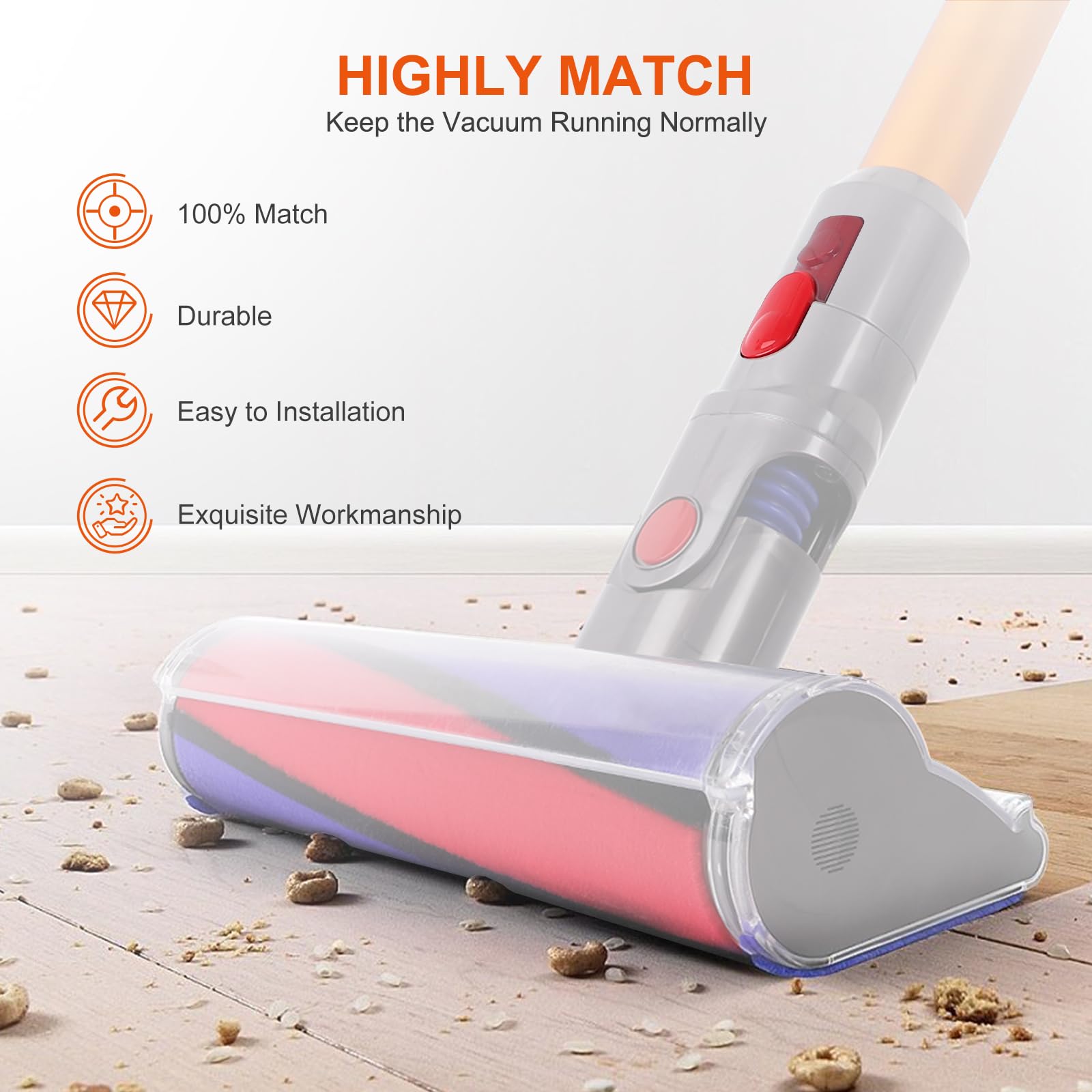 WYWY.Wide Paquete con dos botones rojos para instalación fácil