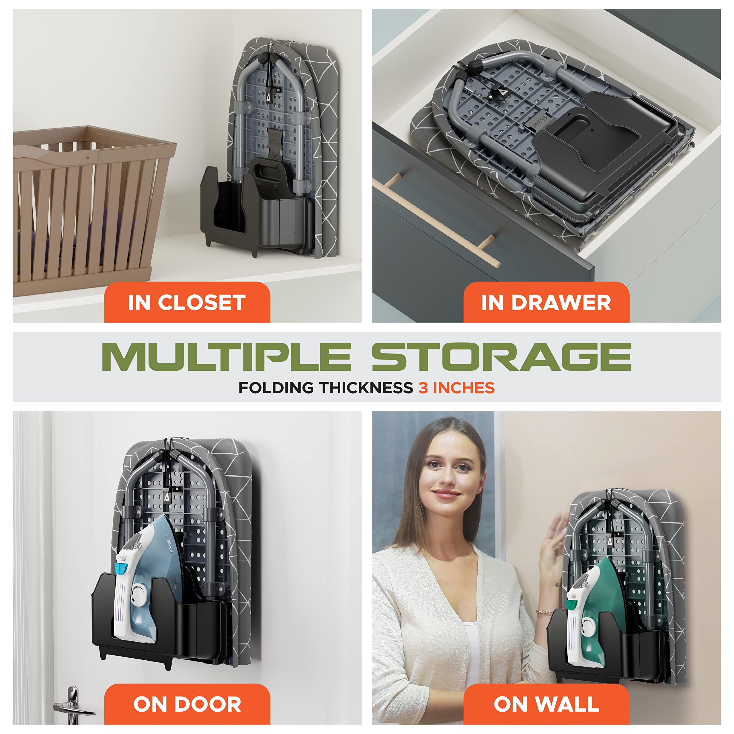 XABITAT almacenamiento integrado para plancha, orden y facilidad