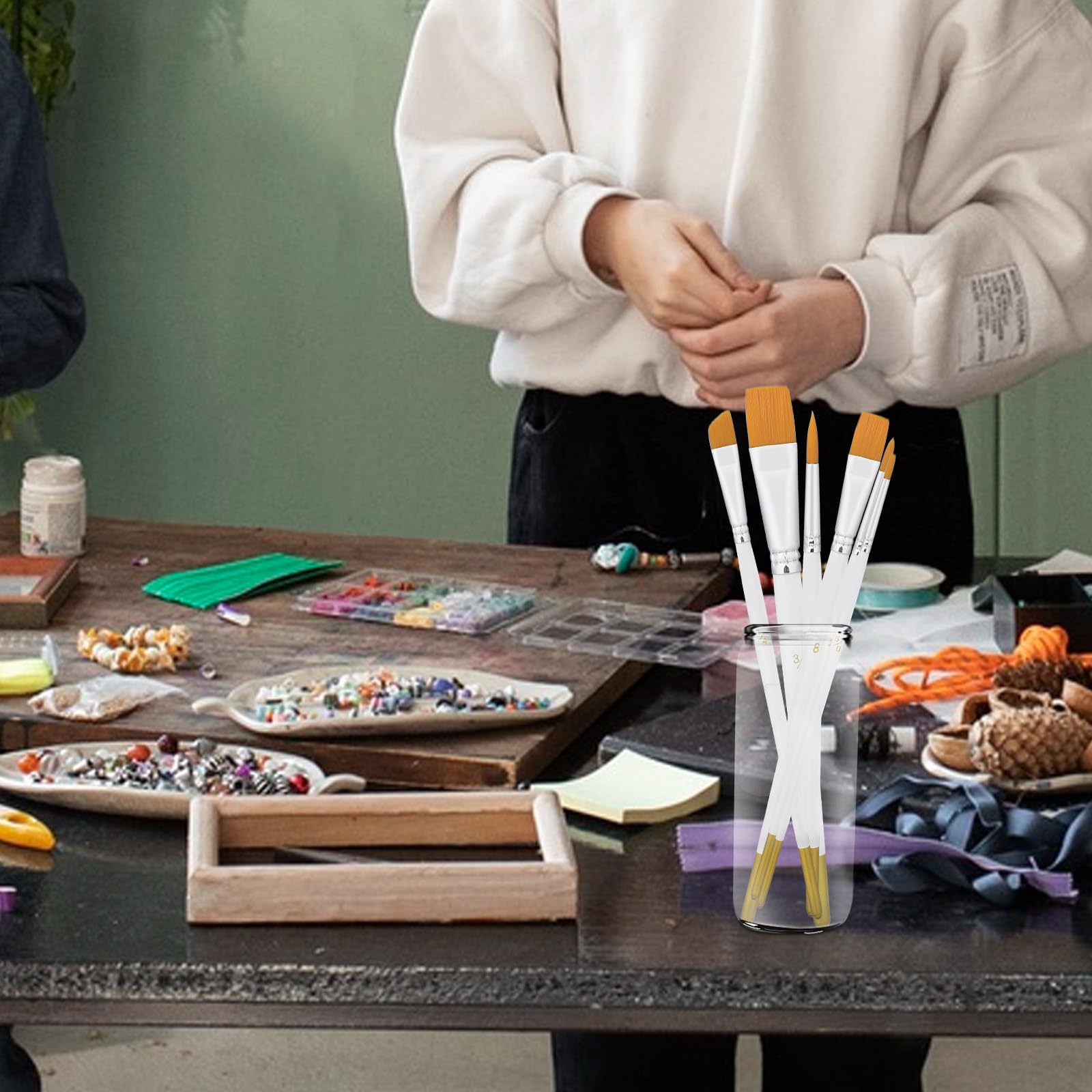 Conexión entre mango y cabeza de pincel de Xthrotsenk resistente.