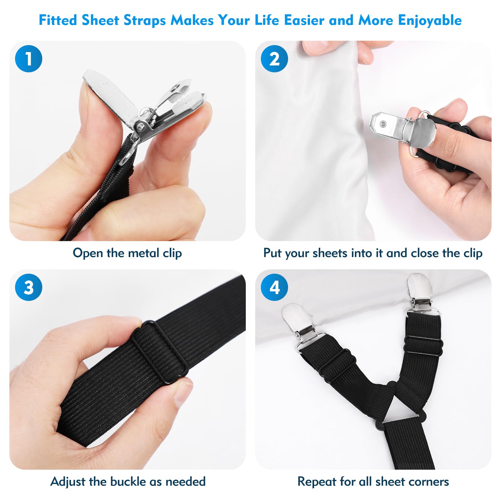 Xunesip diseño negro elegante: discreto en el dormitorio y fácil de combinar.