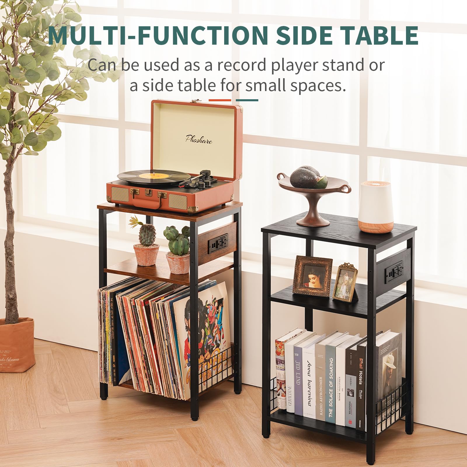 Yoobure acabado blanco elegante para salón o dormitorio.