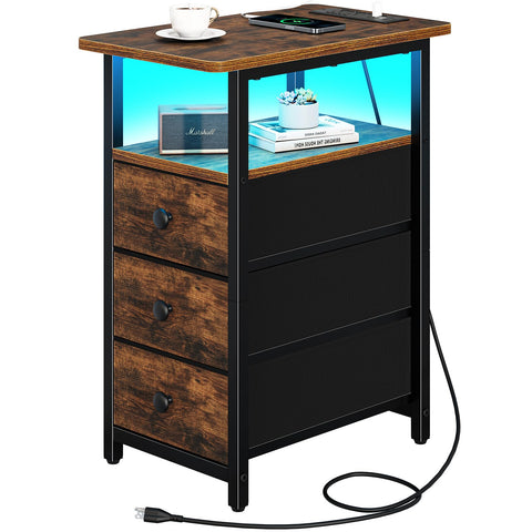 Mesa auxiliar Yoobure con cargador frontal para dispositivos