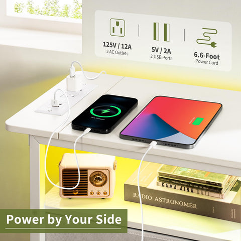 Yoobure mesa compacta de madera y metal, estable y duradera.