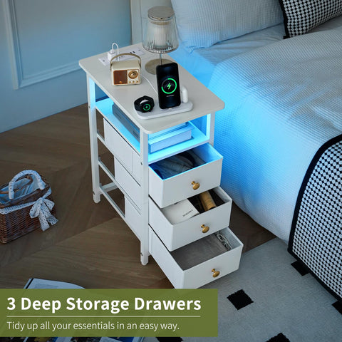 Yoobure mesa adecuada para dormitorio o sala con estilo moderno.