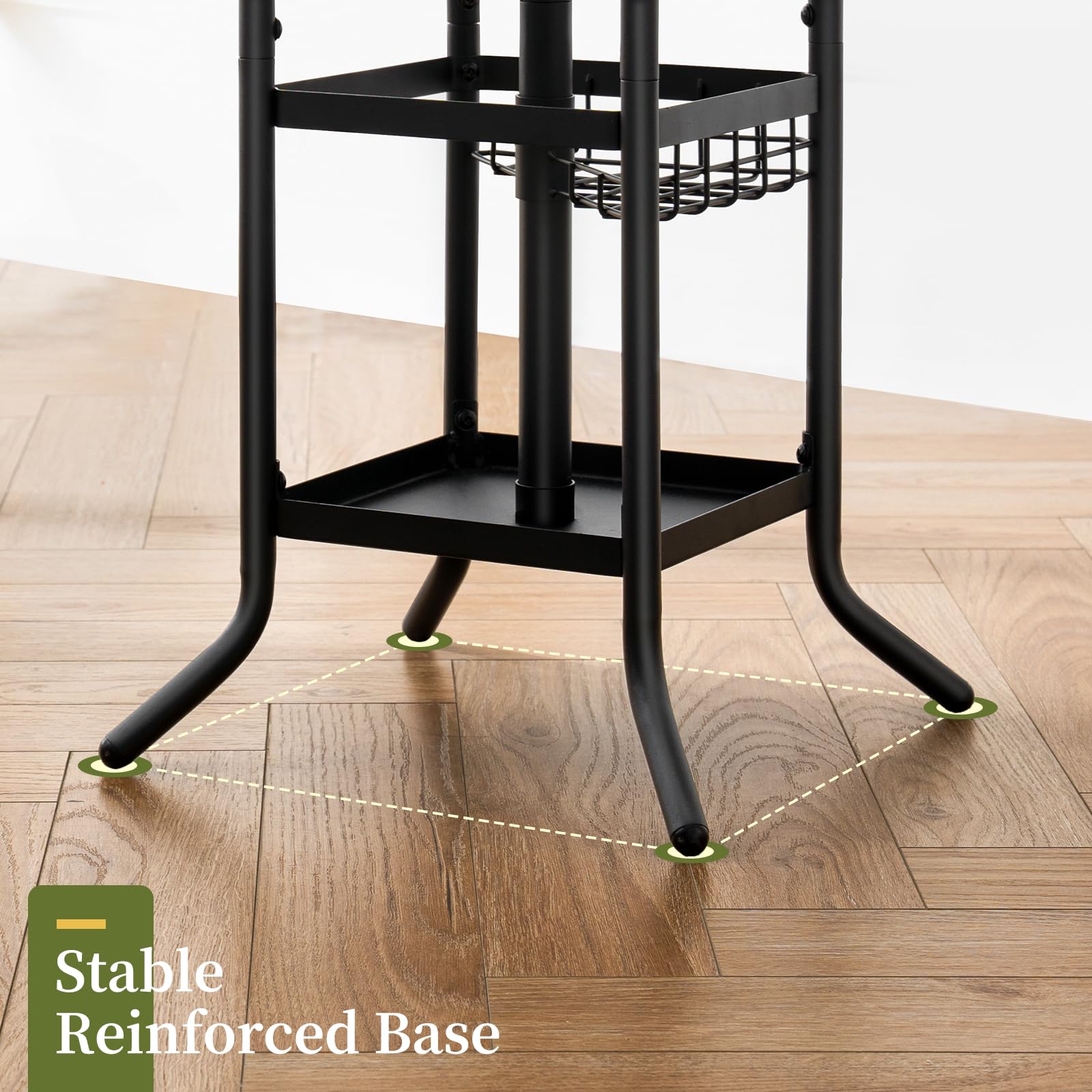 Yoobure perchero proceso de ensamble fácil con guía clara.