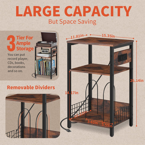 Yoobure zona de carga integrada para enchufes y carga de dispositivos.