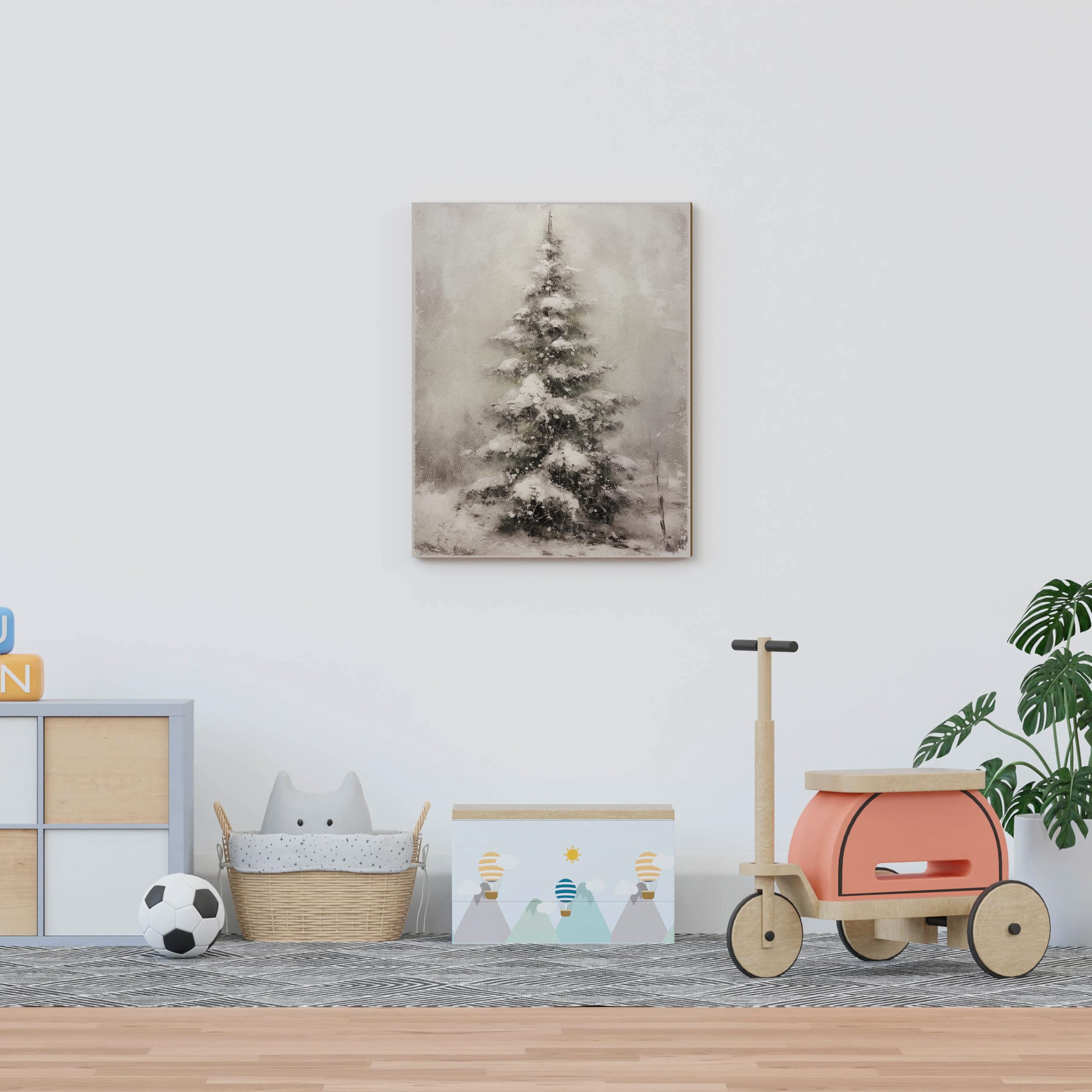 YQDEJ pieza-decoracion-pino sala crea un punto focal elegante.