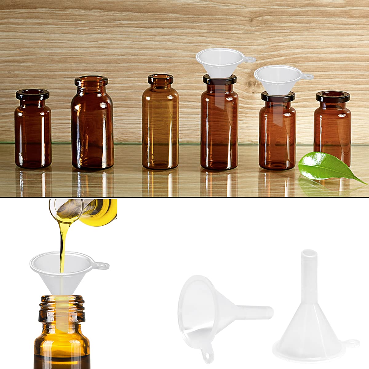 Perfecto para aceites esenciales y perfumes, vertido limpio con Yuntop.