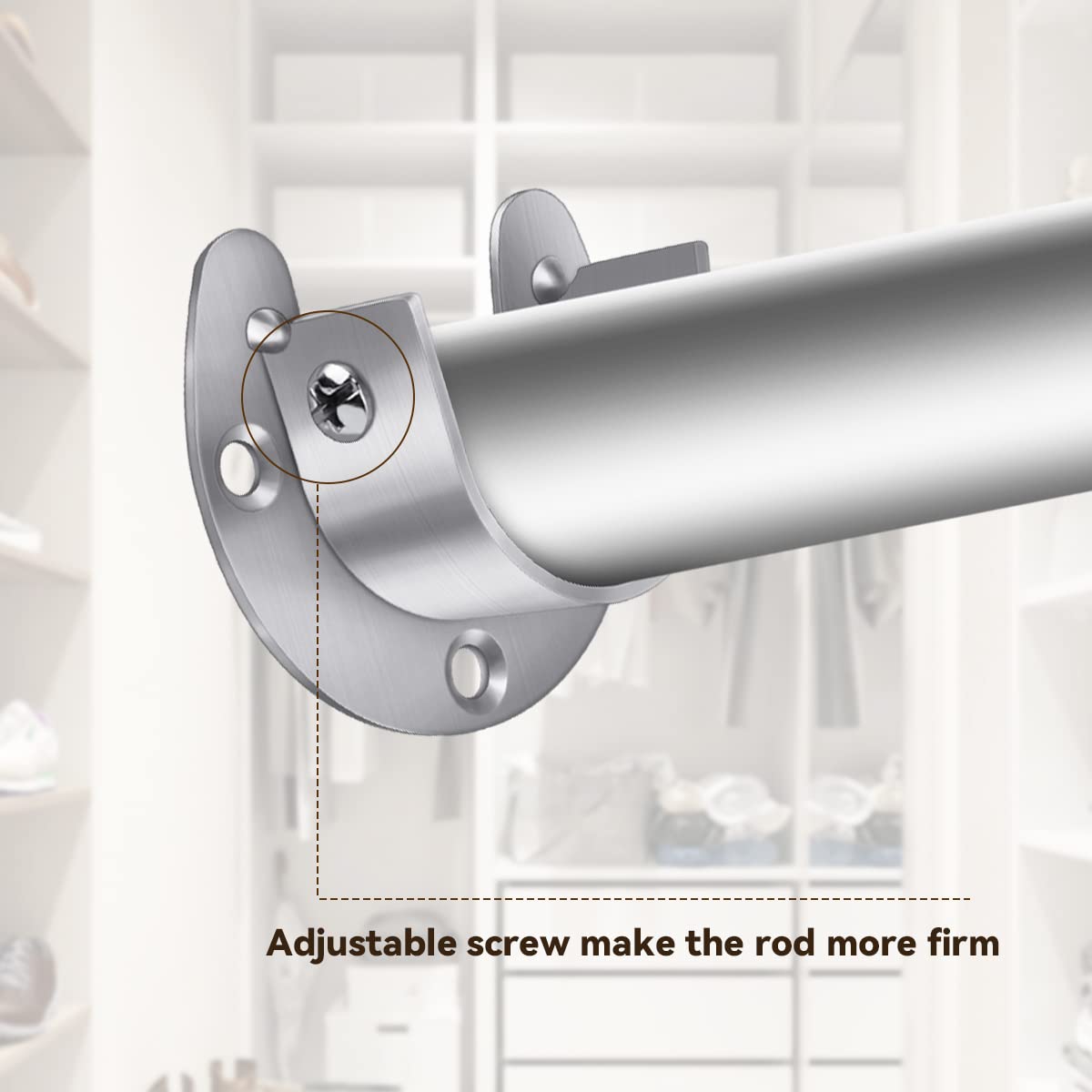 Tornillos y anclajes incluidos para fijación rápida y firme.