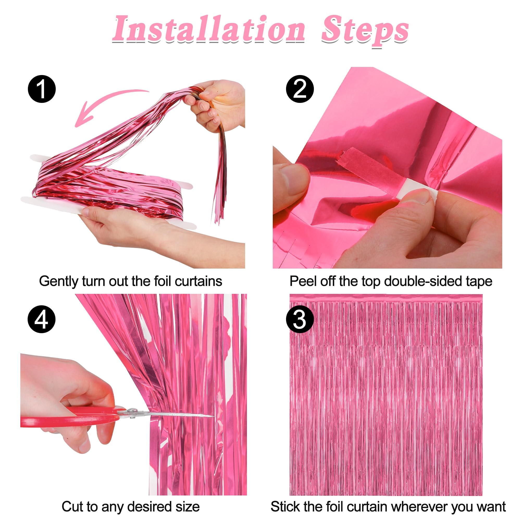 ZATAYE fondo rosado para fotos con efecto reflejo suave.