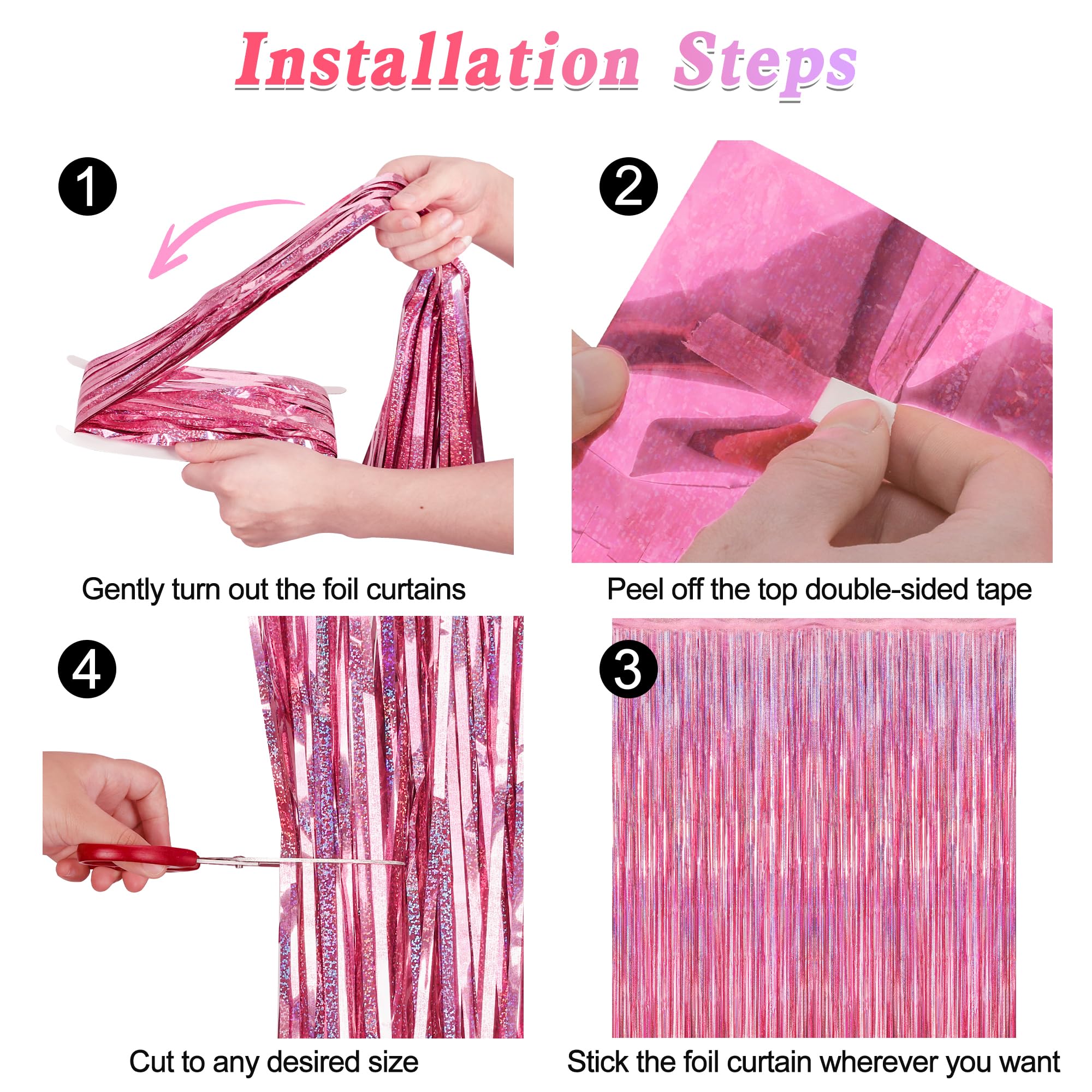 Material PET rosa de ZATAYE, resistente y color estable