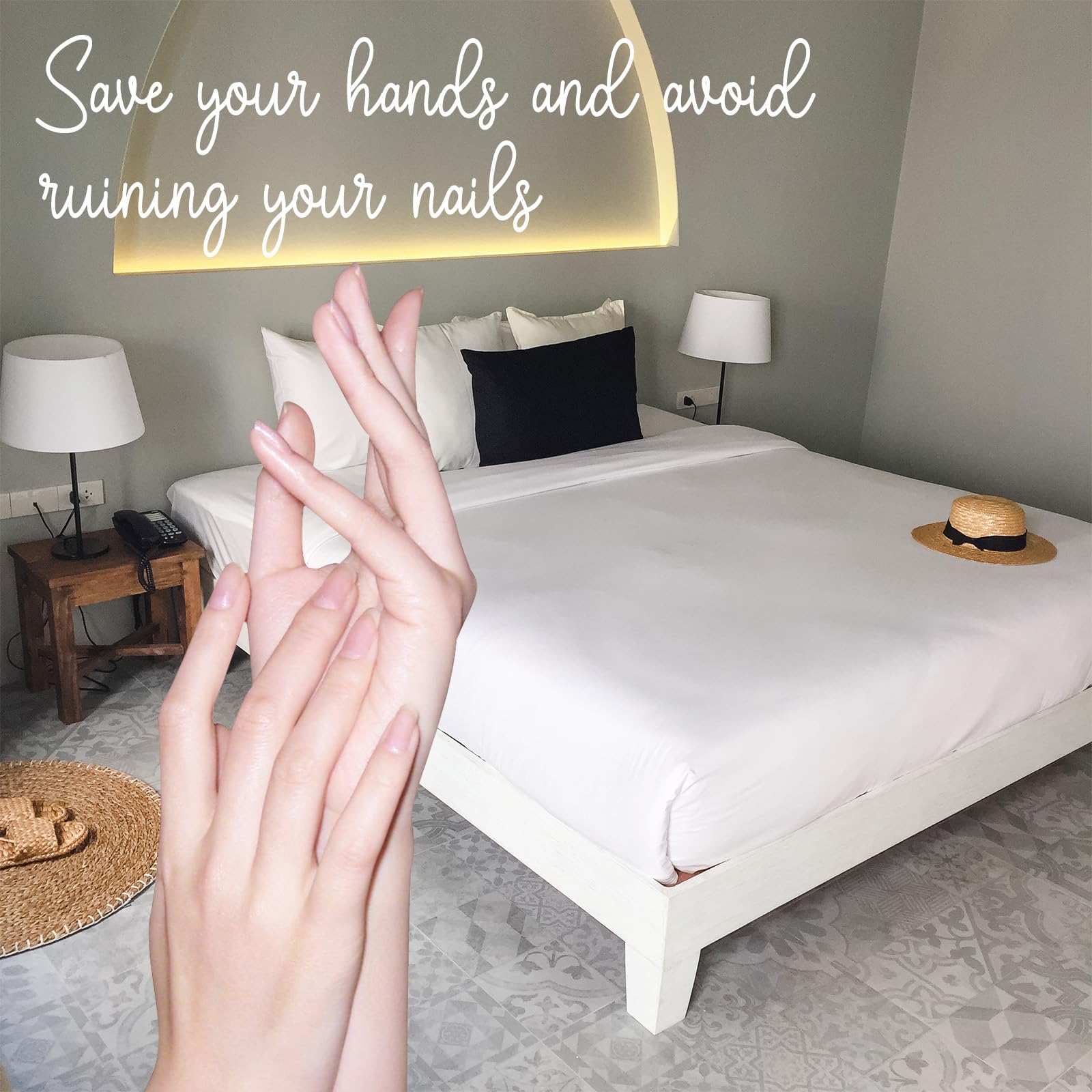 ZEYIYER mango-ergonomico facilita agarre cómodo al cambiar sábanas