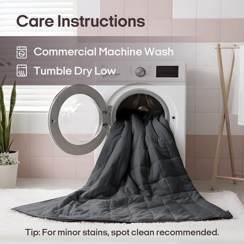 Tamaño Twin de la manta ZONLI, gris oscuro y moderno