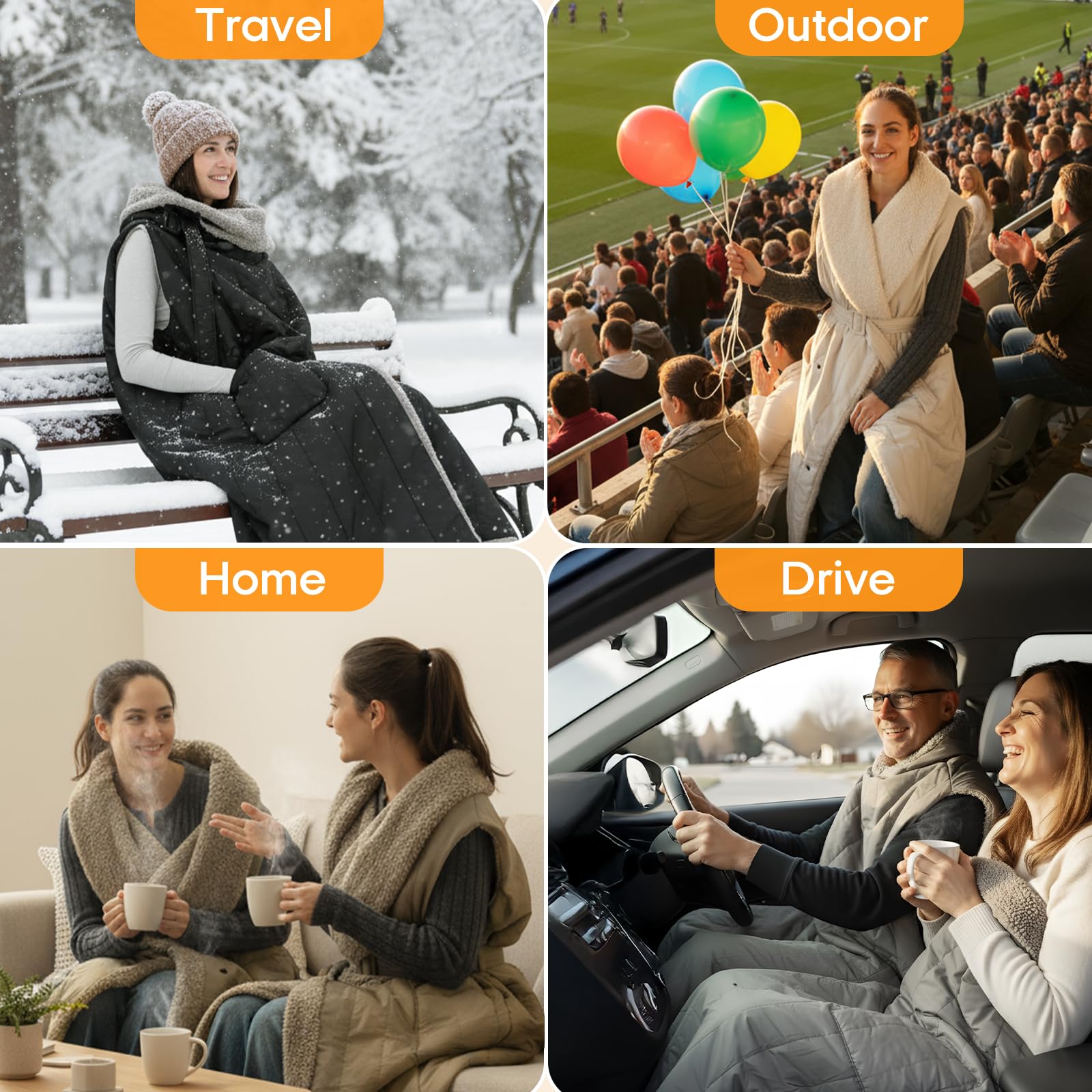 ZonLi Manta tejido fleece suave para piel agradable y transpirable