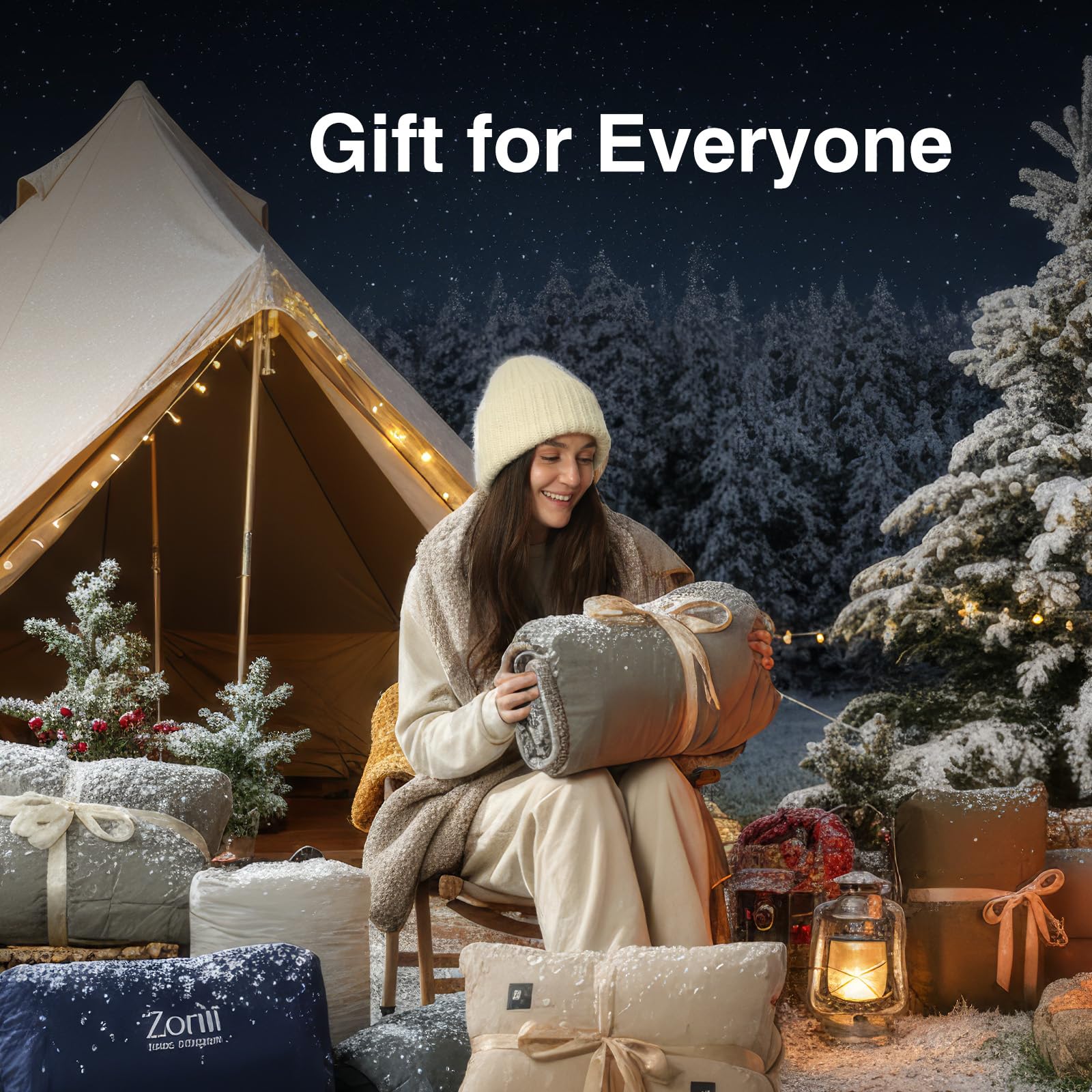 ZonLi Manta en casa, oficina y viaje, uso práctico y cómodo