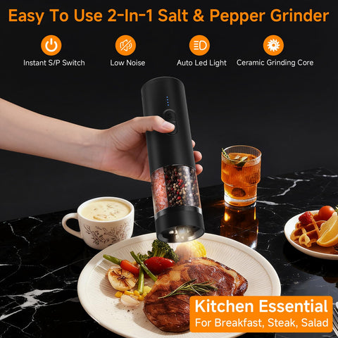 Molinillo ZQIN de bajo ruido para mesas y barbacoas.